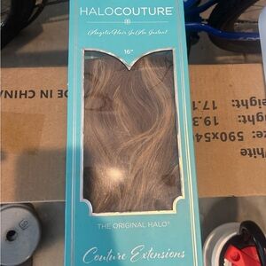 Halocouture 16" Brown with highlights Hair Extensions